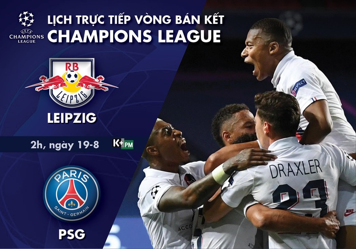 Lịch trực tiếp bán kết Champions League: Leipzig - PSG - Ảnh 1.