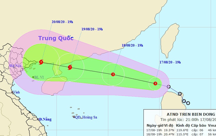 Áp thấp nhiệt đới đã vào Biển Đông, Bắc Bộ, Bắc Trung Bộ mưa lớn - Ảnh 1.