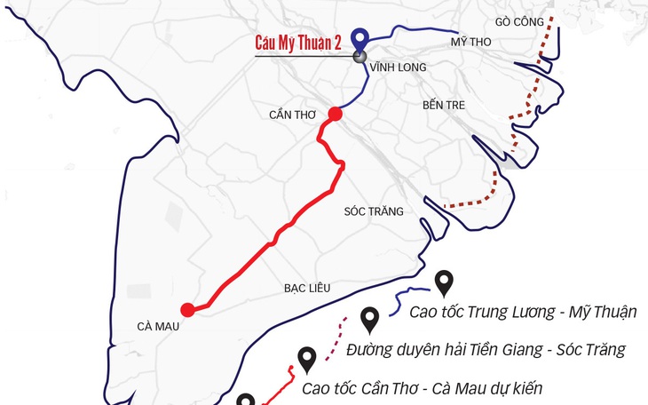 Từ Sài Gòn đi về Cà Mau bằng đường ven biển