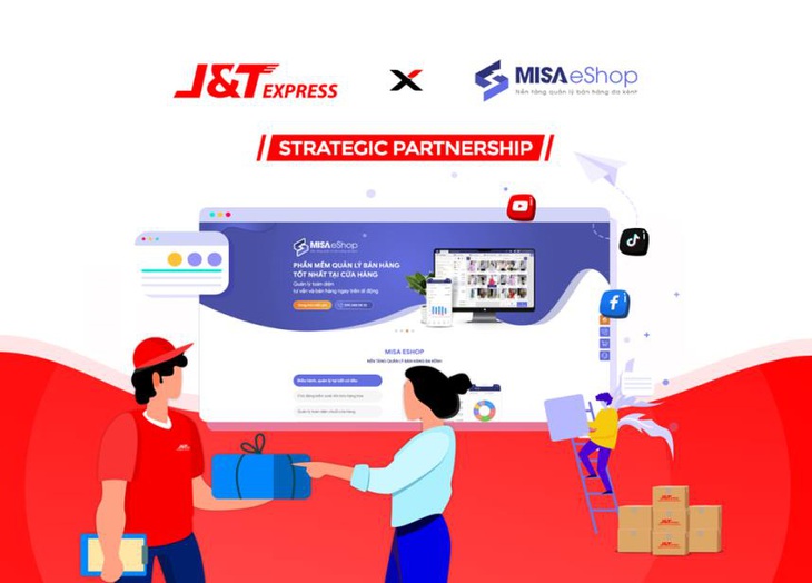 J&T Express và MISA eShop ‘bắt tay’ - Giải pháp quản lý đơn hàng toàn diện - Ảnh 1.