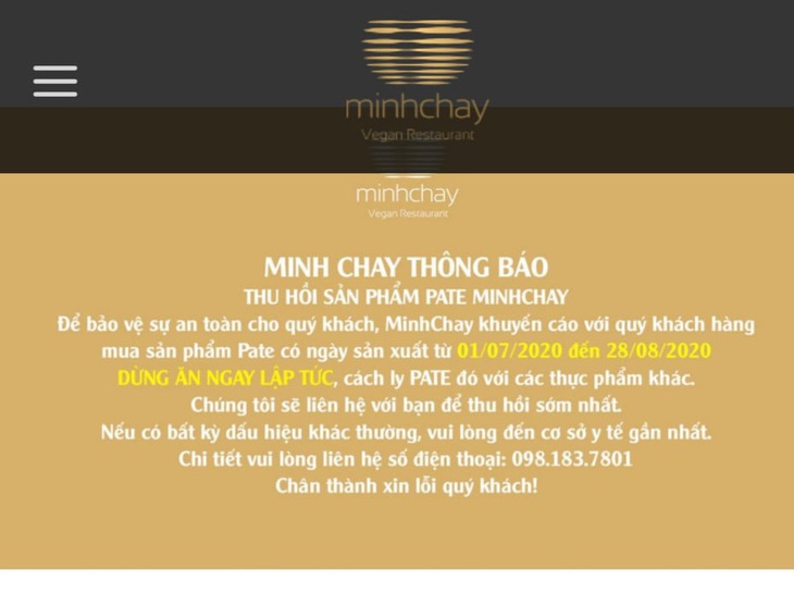 TP.HCM: 7 bệnh nhân ăn pate Minh Chay nhập viện, 5 người thở máy và bị liệt  - Ảnh 3.