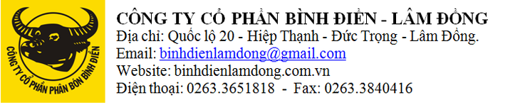 Công ty Cổ phần Bình Điền - Lâm Đồng thông báo tuyển dụng - Ảnh 2. Công ty Cổ phần Bình Điền - Lâm Đồng thông báo tuyển dụng - Ảnh 2.