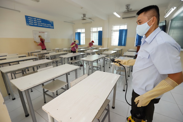 Thí sinh có phải đeo khẩu trang khi làm bài thi? - Ảnh 1. Thí sinh có phải đeo khẩu trang khi làm bài thi? - Ảnh 1.