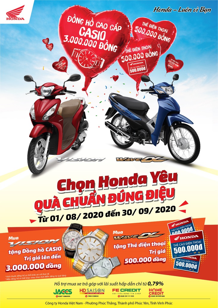 Honda Việt Nam dành ưu đãi hấp dẫn mùa tựu trường cho khách hàng mua xe - Ảnh 1.