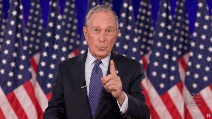 Tỉ phú Bloomberg hứa tặng ít nhất 100 triệu USD giúp chiến dịch của ông Biden lên hương - Ảnh 1. Tỉ phú Bloomberg hứa tặng ít nhất 100 triệu USD giúp chiến dịch của ông Biden lên hương - Ảnh 1.