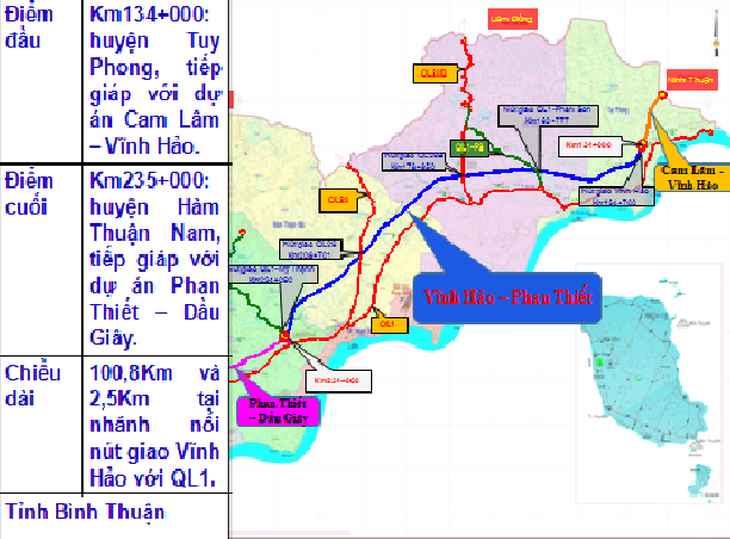 35 nhà thầu trong nước hợp vốn đấu thầu làm cao tốc Vĩnh Hảo - Phan Thiết - Ảnh 1.