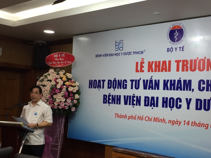 Bệnh viện Đại học Y dược khai trương khám chữa bệnh từ xa - Ảnh 1.