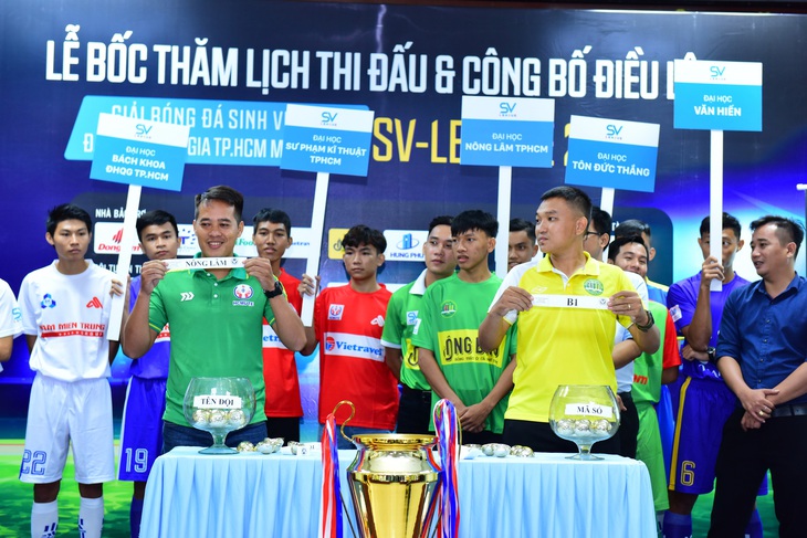 Giải bóng đá sinh viên - SV LEAGUE 2020 - bắt đầu tăng tốc - Ảnh 1.