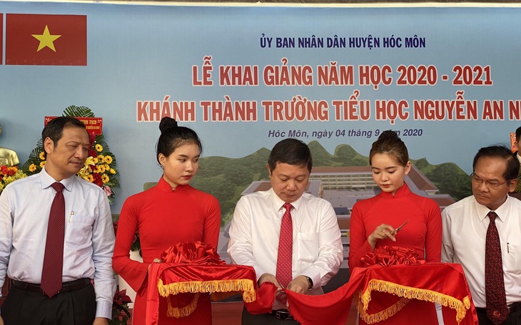 TP.HCM: Trường đầu tiên khai giảng năm học mới