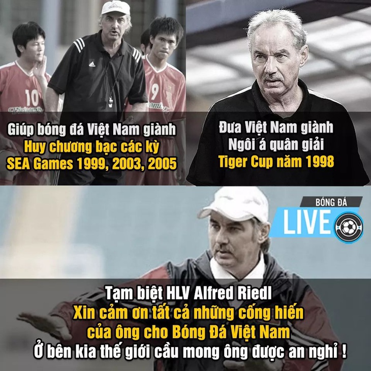 Cổ động viên Việt Nam thương tiếc HLV Alfred Riedl: Người dân Việt yêu mến ông! - Ảnh 1.