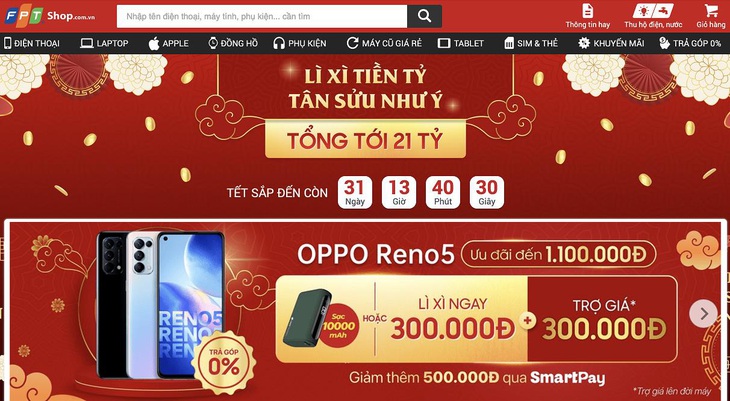 OPPO Reno5 tưng bừng ưu đãi chào xuân mới tại hệ thống FPT Shop - Ảnh 3.