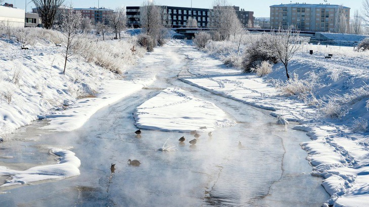 Bất thường: Nhiệt độ miền Trung Tây Ban Nha xuống -25 độ C, lạnh như Siberia - Ảnh 1.