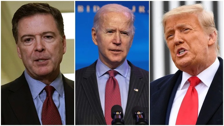 Cựu giám đốc FBI: Ông Trump nên bị giam nhưng đề xuất ông Biden ân xá vì đại cục - Ảnh 1.