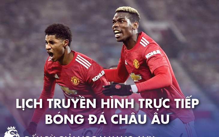 Lịch trực tiếp bóng đá châu Âu 21-1: Man City và Man United ra sân