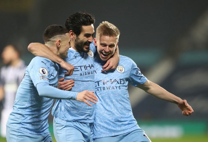 Man City lên đầu bảng Premier League - Ảnh 1.