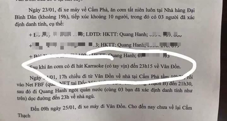 Thực hư thông tin ca bệnh ở Quảng Ninh hát karaoke có tay vịn - Ảnh 1.