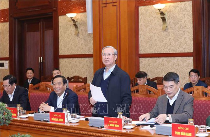 Thường trực Ban Bí thư Trần Quốc Vượng: Tập trung cao độ phục vụ Đại hội XIII - Ảnh 1. Thường trực Ban Bí thư Trần Quốc Vượng: Tập trung cao độ phục vụ Đại hội XIII - Ảnh 1.