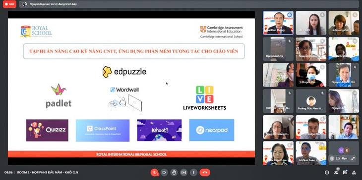 Buổi họp phụ huynh đặc biệt: Trực tuyến nhưng vẫn thân tình và hiệu quả - Ảnh 2.