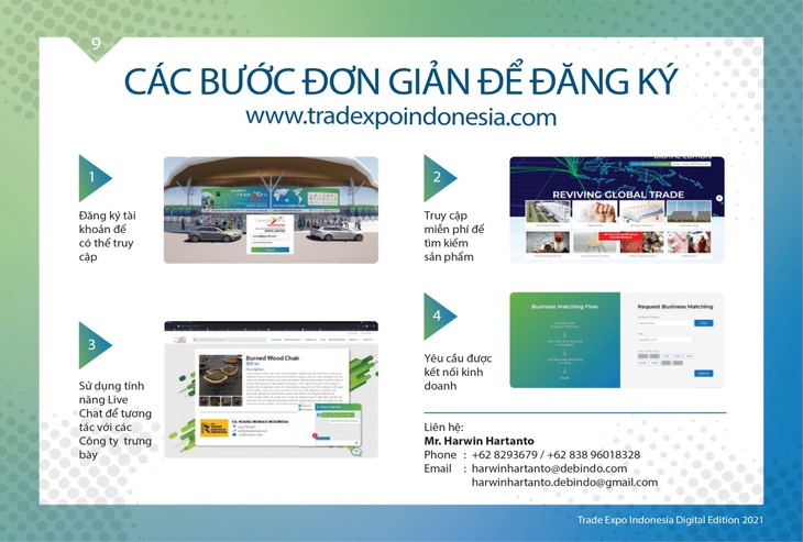 Triển lãm thương mại lớn nhất Indonesia phiên bản số: The 36th Trade Expo Indonesia digital edition - Ảnh 5. Triển lãm thương mại lớn nhất Indonesia phiên bản số: The 36th Trade Expo Indonesia digital edition - Ảnh 5.