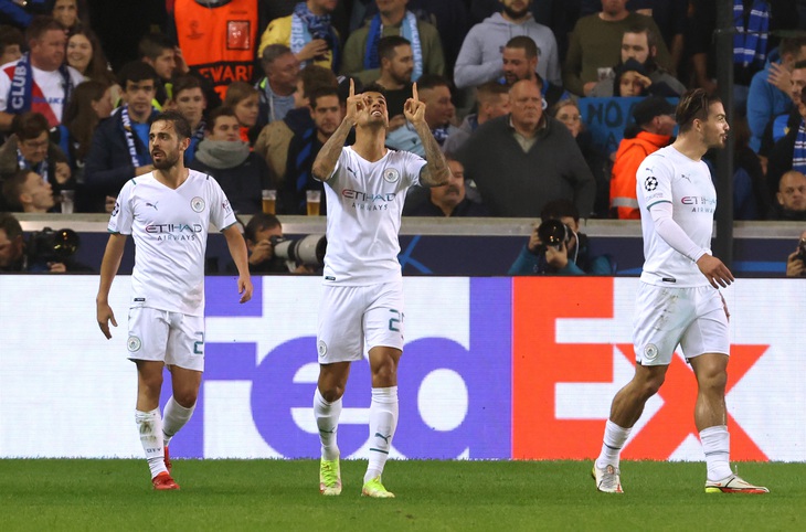 Mahrez tỏa sáng, Man City đại thắng Club Brugge 5-1 - Ảnh 1.