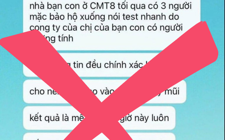 Công an TP.HCM: Tin tội phạm giả nhân viên y tế vào nhà dân chuốc thuốc mê là 