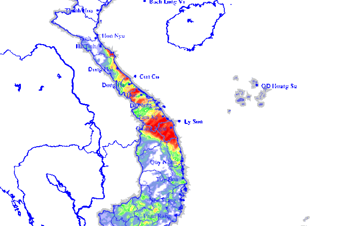 Miền Trung có 2-3 đợt mưa rất lớn, kèm theo cả bão trong 10 ngày tới