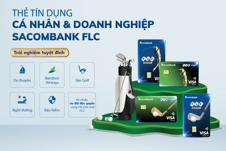 Trải nghiệm với bộ đôi thẻ tín dụng liên kết Sacombank FLC Infinite và Sacombank FLC Platinum - Ảnh 1.