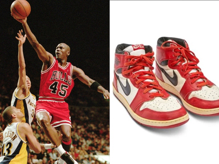 Đôi sneaker của Michael Jordan bán được 1,47 triệu USD - đắt giá nhất lịch sử - Ảnh 1.