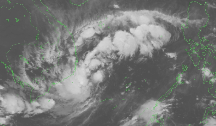 Áp thấp nhiệt đới đang gần Khánh Hòa, Ninh Thuận, gió giật cấp 8 - Ảnh 1.