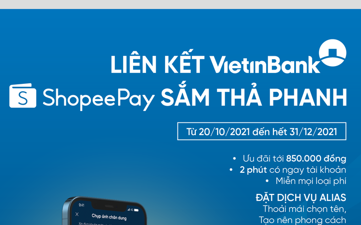 Mua sắm thả phanh với VietinBank và Shopee
