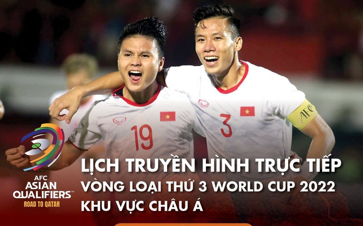 Lịch trực tiếp Việt Nam - Trung Quốc ở vòng loại World Cup 2022