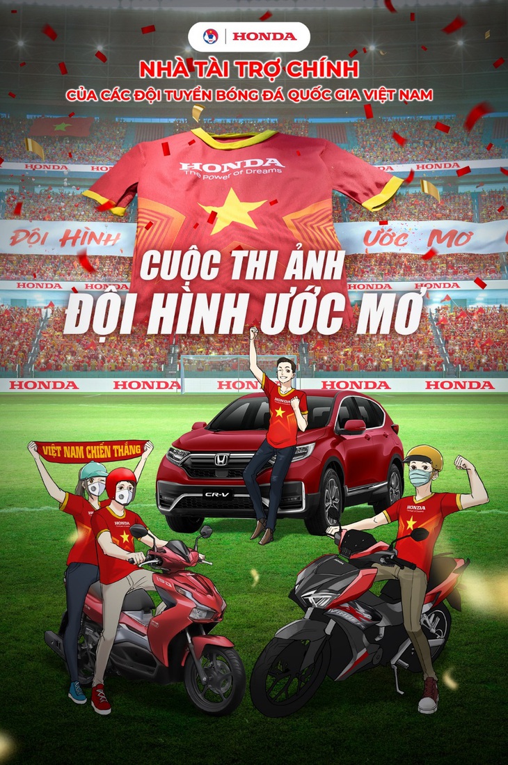 Honda kiến tạo Đội hình ước mơ, đồng hành cùng bóng đá Việt - Ảnh 2. Honda kiến tạo Đội hình ước mơ, đồng hành cùng bóng đá Việt - Ảnh 2.