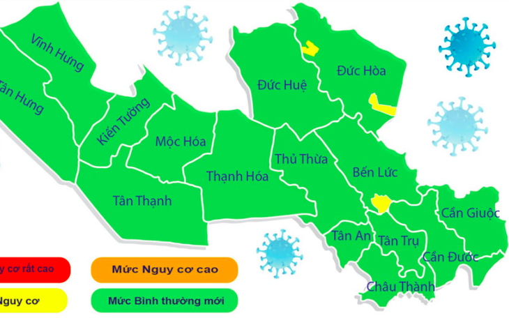 Toàn bộ 15 huyện, thị xã, thành phố tại Long An đã hóa 