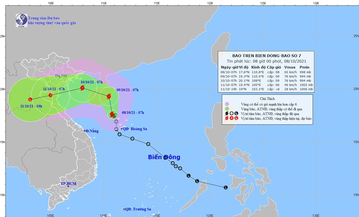 Bão số 7 mạnh nhất cấp 9, sẵn sàng sơ tán 260.000 dân - Ảnh 1.