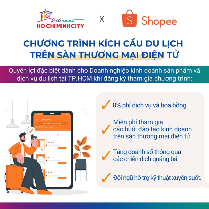 Doanh nghiệp du lịch TP.HCM hưởng lợi từ dự án Sàn giao dịch du lịch điện tử - Ảnh 1. Doanh nghiệp du lịch TP.HCM hưởng lợi từ dự án Sàn giao dịch du lịch điện tử - Ảnh 1.
