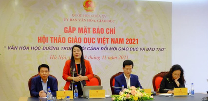 Ủy ban Văn hóa - giáo dục của Quốc hội mở hội nghị về văn hóa học đường - Ảnh 1.