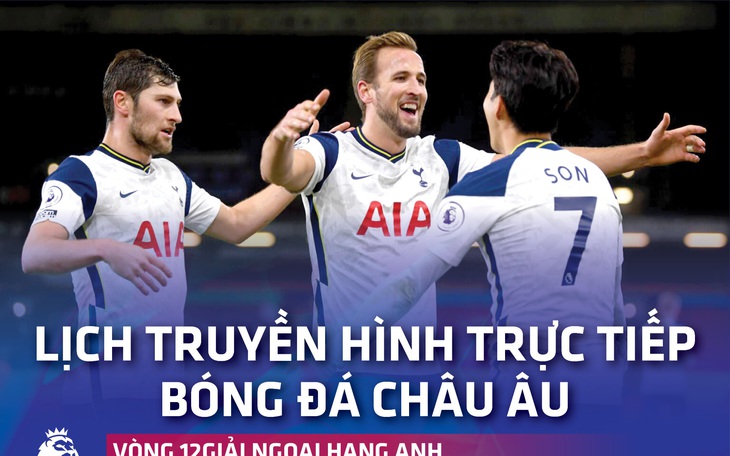 Lịch thi đấu bóng đá châu Âu 21-11: Man City, Tottenham, Inter thi đấu