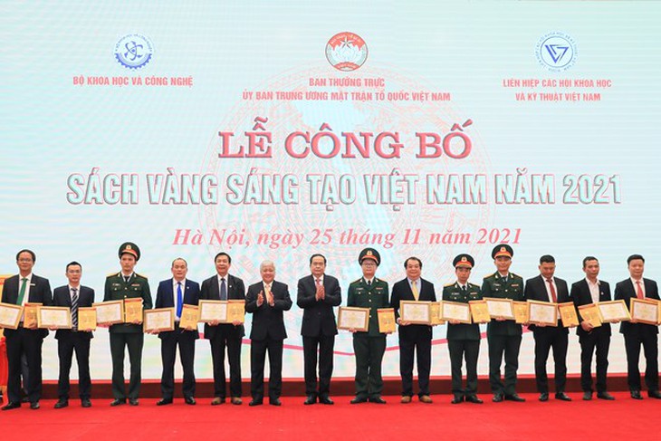 76 công trình, giải pháp sáng tạo được tôn vinh trong Sách vàng sáng tạo Việt Nam 2021 - Ảnh 1.