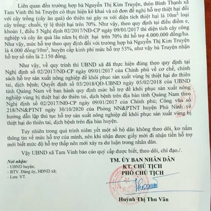 Hỗ trợ thiệt hại bão chỉ... 2.000 đồng: Yêu cầu kiểm điểm từ xã đến huyện - Ảnh 2.