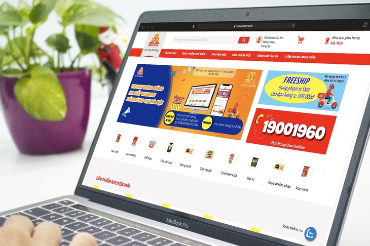 Website VissanMart mở rộng hoạt động kinh doanh thực phẩm trực tuyến tại Đà Nẵng và Hà Nội - Ảnh 2. Website VissanMart mở rộng hoạt động kinh doanh thực phẩm trực tuyến tại Đà Nẵng và Hà Nội - Ảnh 2.