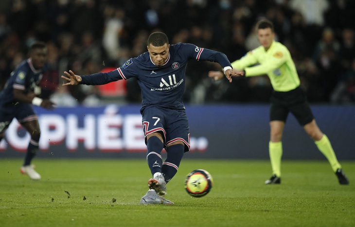 Mbappe lập cú đúp giúp PSG bỏ xa đội nhì bảng 13 điểm - Ảnh 2. Mbappe lập cú đúp giúp PSG bỏ xa đội nhì bảng 13 điểm - Ảnh 2.