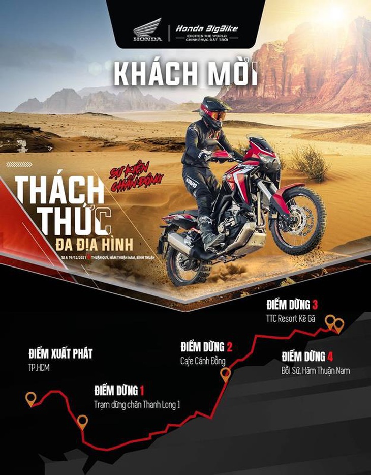 Cơ hội tự trải nghiệm ông vua Dakar Honda Africa Twin hoàn toàn mới - Ảnh 4.