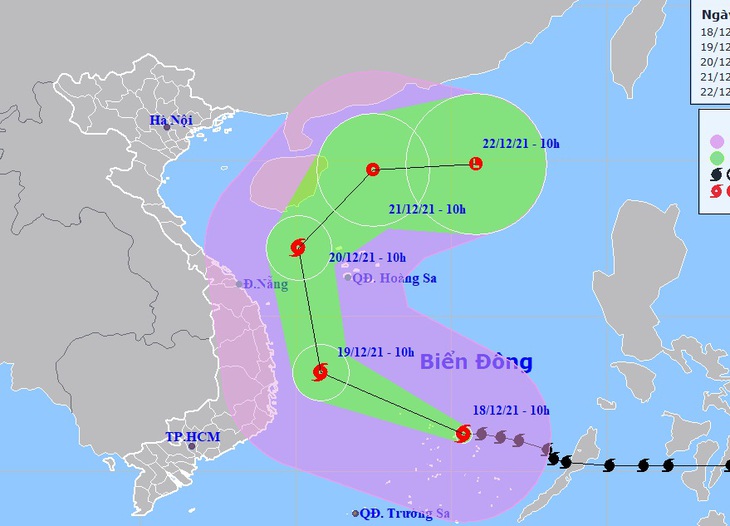 Không khí lạnh kết hợp hoàn lưu bão số 9, miền Trung hứng đợt mưa lớn - Ảnh 1.