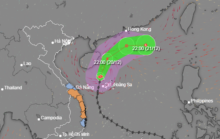 Vì sao bão số 9 đi vòng ra biển mà không đổ bộ vào đất liền? - Ảnh 1.