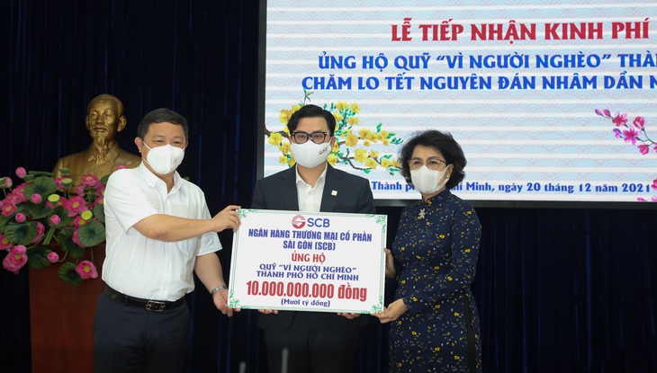 TP.HCM tiếp nhận gần 56 tỉ đồng ủng hộ chăm lo Tết cho người dân - Ảnh 2.