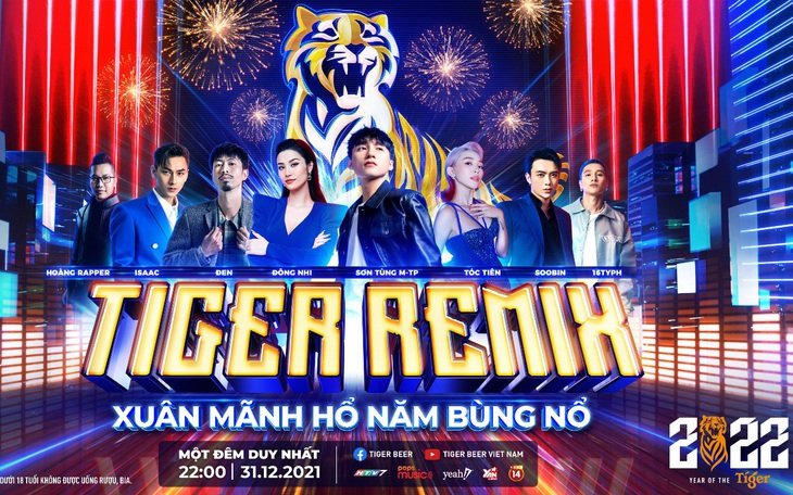 Tiger Remix 2022 - đại nhạc hội thực tế ảo chào đón năm mãnh hổ bùng nổ