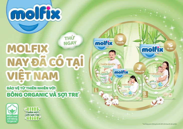Tã Molfix Thiên Nhiên - Xu hướng mới trong chăm sóc trẻ sơ sinh - Ảnh 1. Tã Molfix Thiên Nhiên - Xu hướng mới trong chăm sóc trẻ sơ sinh - Ảnh 1.