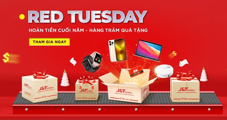 J&T Express tích cực tổ chức chương trình khuyến mãi cuối năm - Ảnh 1.