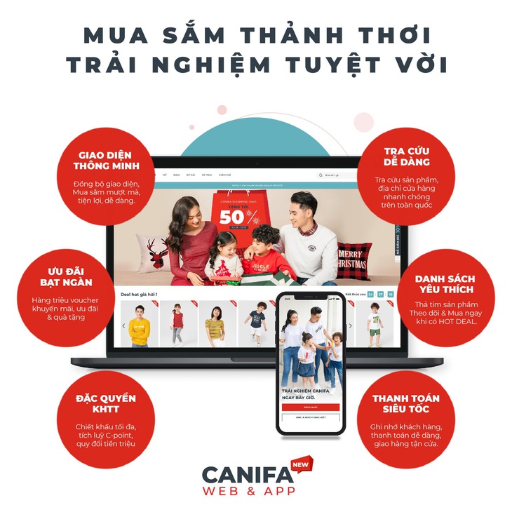 Mua sắm dễ dàng thông minh cùng website & ứng dụng Canifa - Ảnh 2.