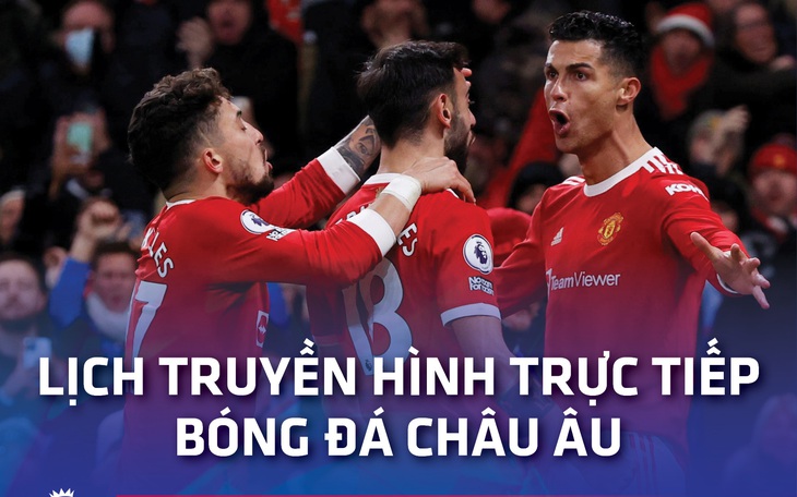 Lịch trực tiếp bóng đá châu Âu ngày 5 và 6-12: Man United - Crystal Palace, Juventus thi đấu